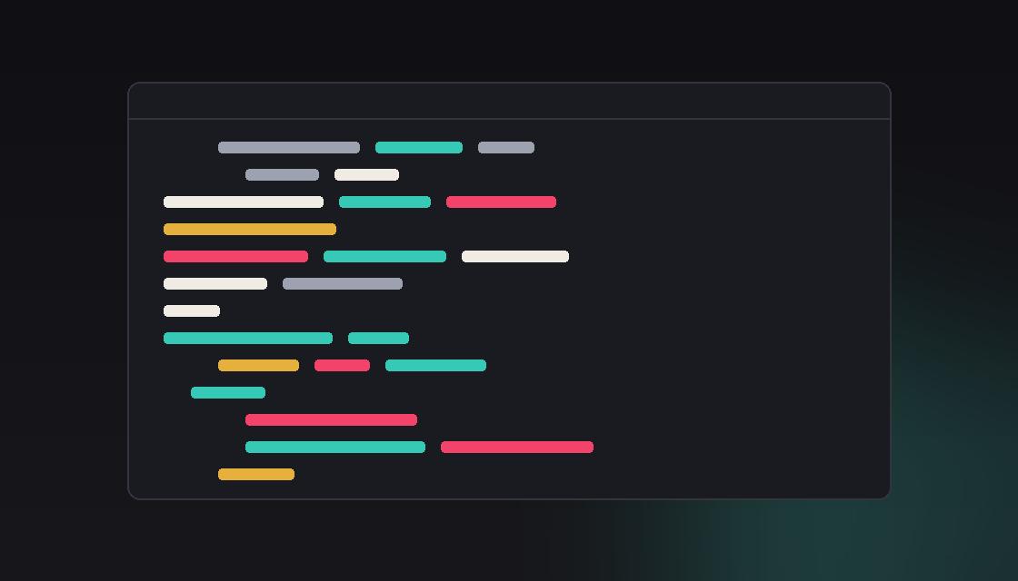 Developer workstation with clean code and performance dashboards on two screens